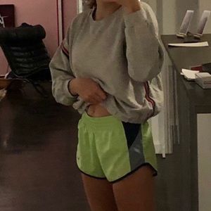 NEON GREEN NIKE SPORT SHORTS